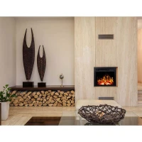 LED klassieke inbouw haard - 60 cm