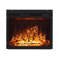 LED klassieke inbouw haard - 89 cm