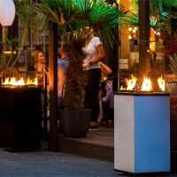 Deluxe Patio Remote outdoor gashaard - Wit