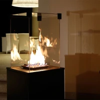 Automatische gashaard met afstandsbediening voor de tuin