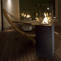 Automatische gashaard met afstandsbediening voor de tuin