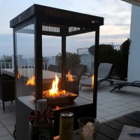 Mallorca design terraswarmer op glasflessen van Muztag