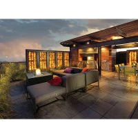 Design terrasverwarmer in tafeldesign voor buiten