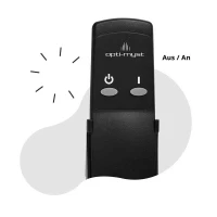 Glow Fire K&auml;stner Wit - OMC 600 | Vrijstaande Waterdamphaard, 89 cm x 70 cm x 40 cm