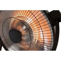 Zwarte terrasverwarming Retro van Sunred