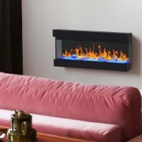 Imperial 3-zijdige wandgemonteerde elektrische haard 72" (183 cm)