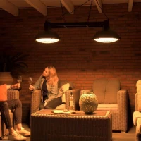 Indus II Double 3000W terrassevarmer