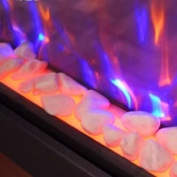 185,4 cm elektrische wandhaard