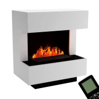 Glow Fire Kleist Elektrische Waterdamphaard &ndash; Opti-Myst Cassette 600, wit, 90 cm x 50 cm x 80 cm