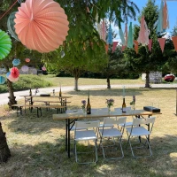  Lambeth Black - Tafel Bio Fireplace