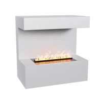 ScandiFlames Electric Late - Witte Wandhaard Opti-Myst