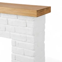 TAGU Rolf Wit – vrijstaande haardschouw zonder inzethaard