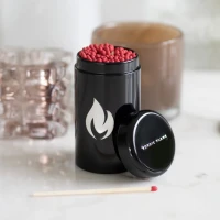 Designhouder voor lucifers &ndash; Zwart