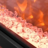 185,4 cm elektrische wandhaard