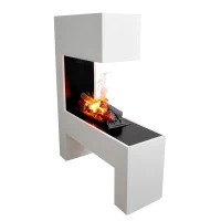 Glow Fire Mozart - OMC 600 | Vrijstaande Waterdamphaard, 120 cm x 110 cm x 35 cm