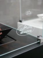 Glas voor de Muztag Malaga terrasverwarmer