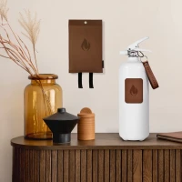 Nordic Flame Blusdeken in donkerbruin design