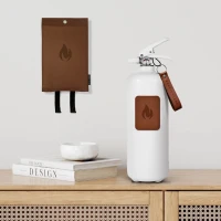 Nordic Flame Blusdeken in donkerbruin design