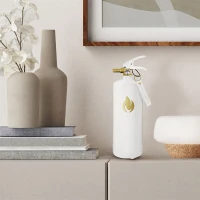 Nordic Flame brandblusser 2 kg - Wit met gouden embleem