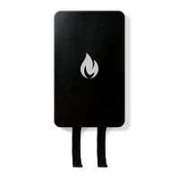 Nordic Flame Blusdeken in Zwart Design box