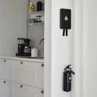 Nordic Flame Blusdeken in Zwart Design box