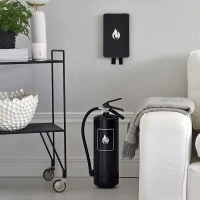 Nordic Flame Blusdeken in Zwart Design box