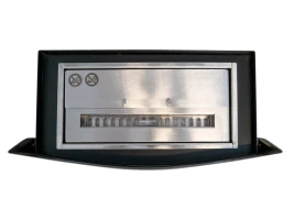 Vrijstaande gebogen brander op bio-ethanol