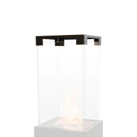 Vervangende kap/bovenstuk voor Planika Faro buiten gas openhaard