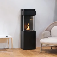 Planika Polaris 3-zijdige vrijstaande biohaard