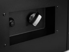 Planika Rio Zwart buiten gashaard met langwerpige vlammen