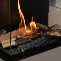 Decoratieve Houtblokken voor Planika Rock Vrijstaande Bio-ethanolhaard