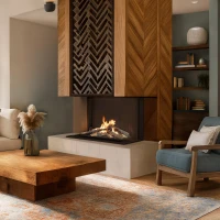 Sono Driezijdig &ndash; panoramische bio-ethanolhaard met BEV&reg;-technologie