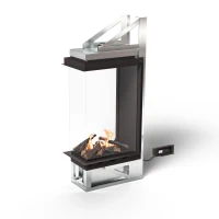 Vitro Room Divider &ndash; driezijdige bio-ethanolhaard met BEV&reg;-technologie