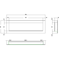 Aflamo Pride 166 cm elektrische haard