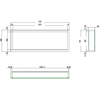 Aflamo Pride Slim 115 cm elektrische haard
