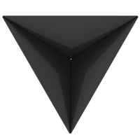 Sola driehoekige vuurkorf 79 cm