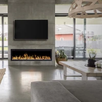 Royal elektrische haard 60" (152 cm) - Wandgemonteerde haard