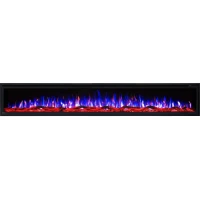 Royal Elektrische Open Haard 100" - 254 cm Wandgemonteerde Haard