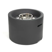 Hiroshima buiten gas vuurkorf van MgO.