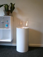 Outdoor vrijstaande bio-ethanol haard