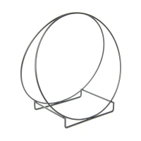 Cirkelvormige houtblok houder voor alle type haarden