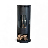 Washington vrijstaande biohaard in een houtkachel design. Brandtijd 6 uur. Maat: H: 112,4 x B: 42 x D: 42 cm.