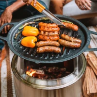 Bonfire grilltop + HUB Solo Stove