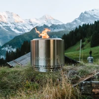 Bonfire + Standaard 2.0 RVS Rookvrije Houtbrander voor gebruik buitenshuis