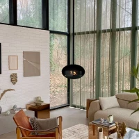 Halifax Black Ovale Plafond Biohaard