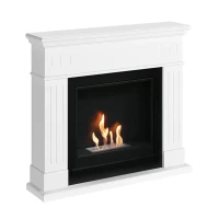 Larsen Witte Bio-ethanolhaard in minimalistisch design voor moderne woningen