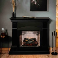 TAGU Magna elektrische haard &ndash; zwart, vrijstaande schouwhaard met keuze uit PowerFlame 1 of 2 inzethaard
