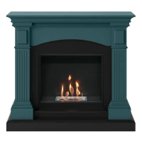 Magna Turquoise Bio-ethanolhaard in uniek turquoise design voor stijlbewuste woningen