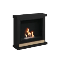 Hagen Zwarte Bio-ethanolhaard in een elegant zwart design voor moderne interieurs