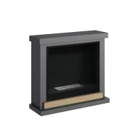 Hagen Grijze Bio-ethanolhaard voor moderne interieurs en rookvrije verwarming